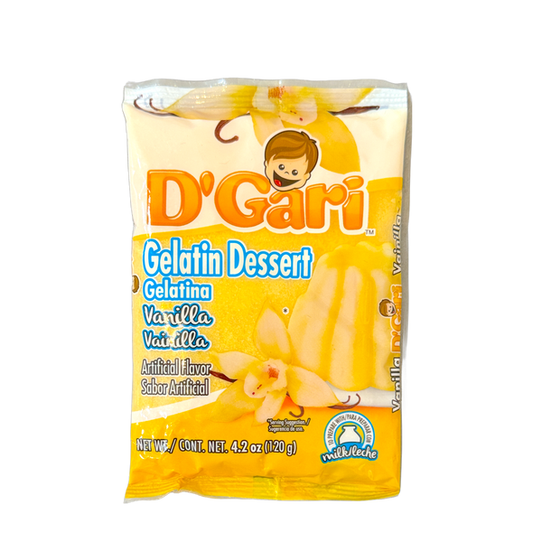 DGari Gelatin Dessert Vanilla 4.2 OZ