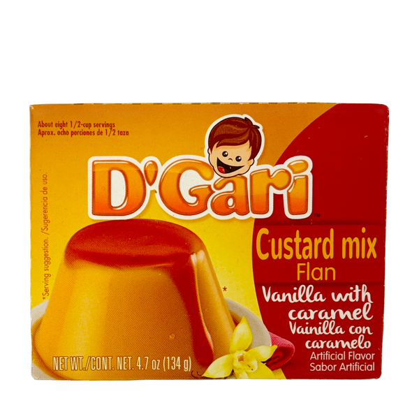 DGari Custard Mix Flan Vanilla With Caramel 4.7 oz