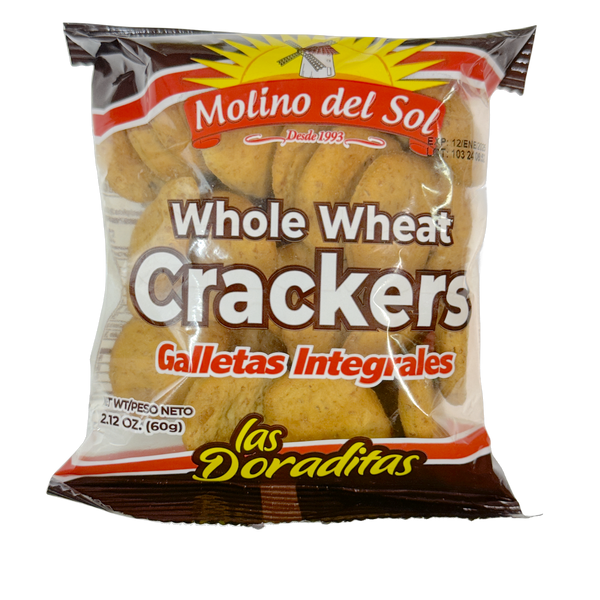 Molino del sol Whole Wheat Crackers 2.12 oz