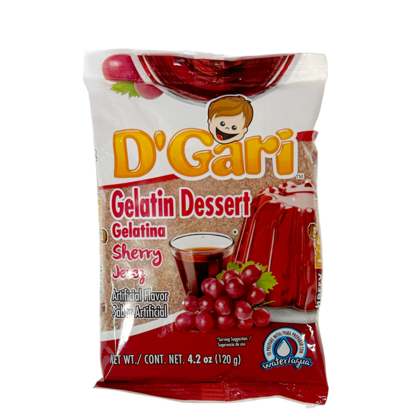 DGari Gelatin Dessert sherry 4.2 oz