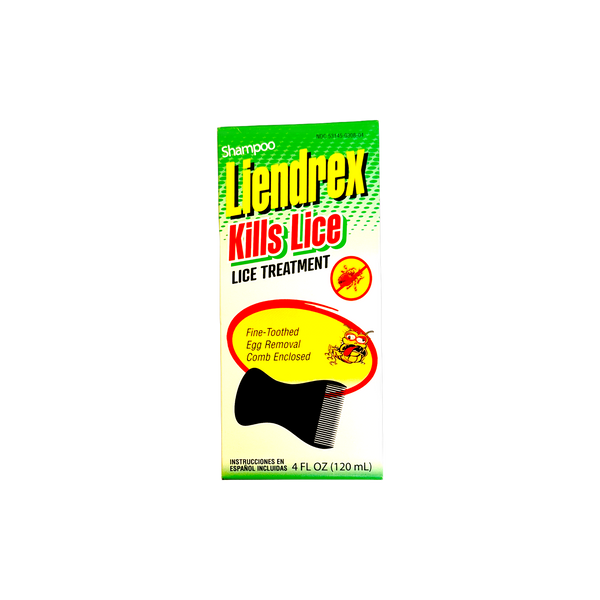 Shampoo Mata Piojos LIENDREX 4 oz