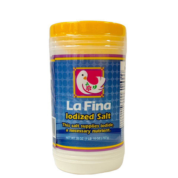 La Fina Iodized Salt 26 oz