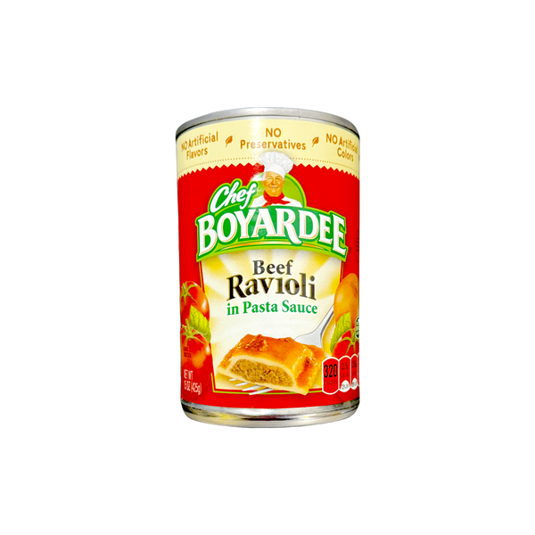 Chef Boyardee Beef ravioli in pasta sauce 15 oz