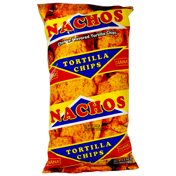 Diana Nachos Cheese flavored tortilla chips 3.52 oz