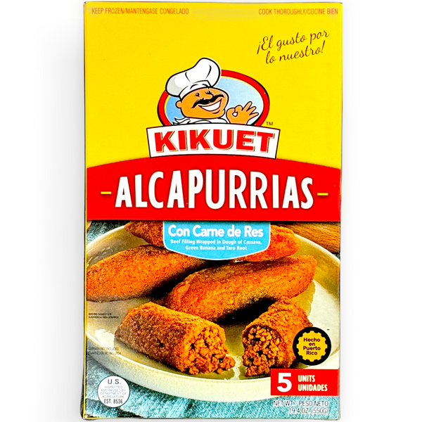 Kikuet Alcapurrias with beef ( 5 Units)