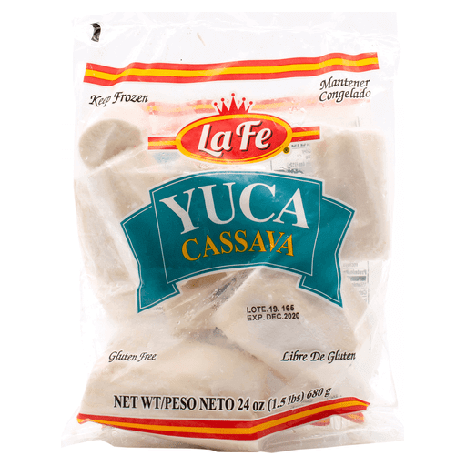 La Fe Frozen Yuca  1.5 Lbs