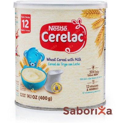 Nestle Cerelac Trigo con Leche 14.1 Oz.