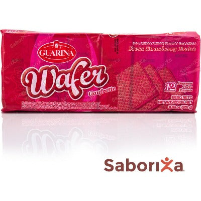 Galletas Wafer De Fresa GUARINA