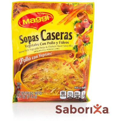 Maggi Sopa casera de vegetales con pollo y fideos 3.24 oz