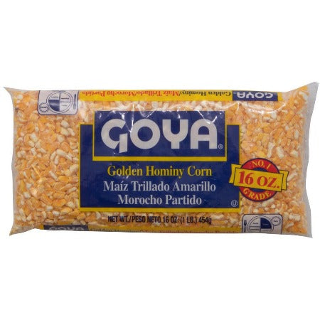 Goya Golden hominy corn 16 oz