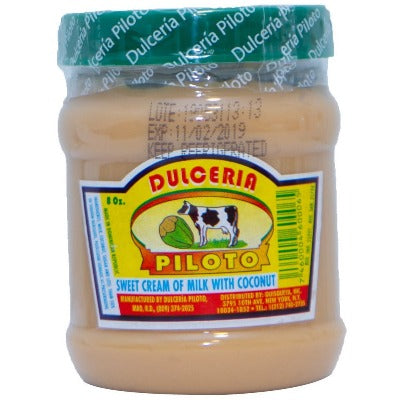 Dulcería Piloto Dulce en crema de leche con coco 8oz