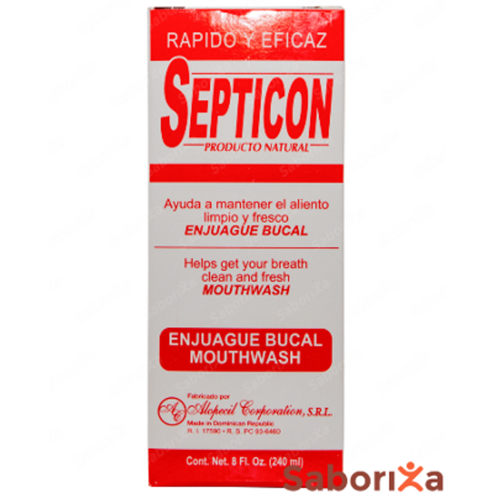 Enjuague Bucal Rojo SEPTICON