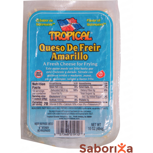 Queso de Freir Amarillo TROPICAL 