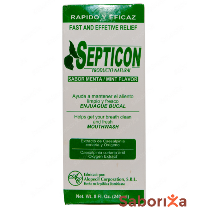 Enjuague Bucal Sabor A Menta SEPTICON  