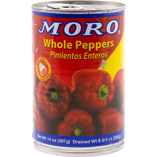 Moro Whole Peppers 14 oz